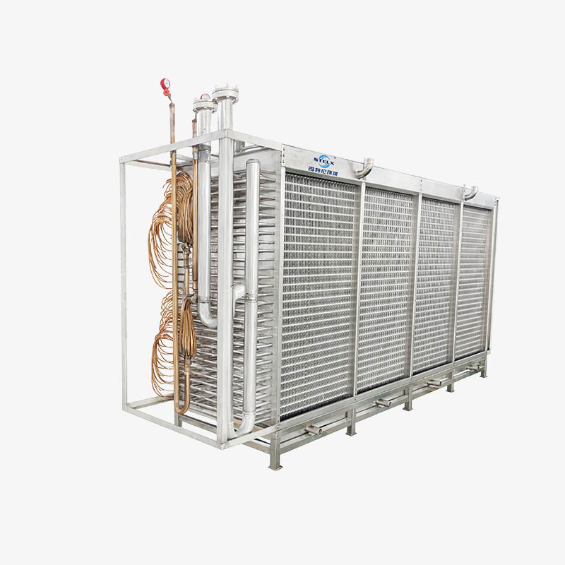 &Eacute;vaporateur IQF de qualit&eacute; alimentaire &agrave; basse temp&eacute;rature, pr&ecirc;t pour le CO2