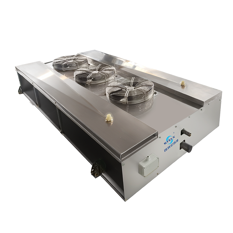 L'EC industrielle commerciale fane double &eacute;vaporateur de refroidisseur d'air de d&eacute;charge pour l'usine de transformation des produits alimentaires