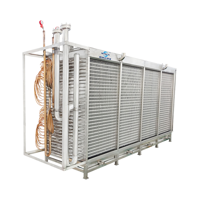 &Eacute;vaporateur IQF de qualit&eacute; alimentaire &agrave; basse temp&eacute;rature, pr&ecirc;t pour le CO2