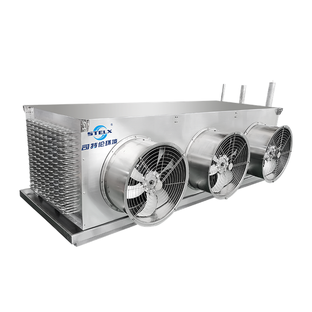 &Eacute;vaporateur de cong&eacute;lateur de tunnel d'ailerons bleus d'ammoniac d'efficacit&eacute; de syst&egrave;me plus &eacute;lev&eacute;e pour l'industrie alimentaire