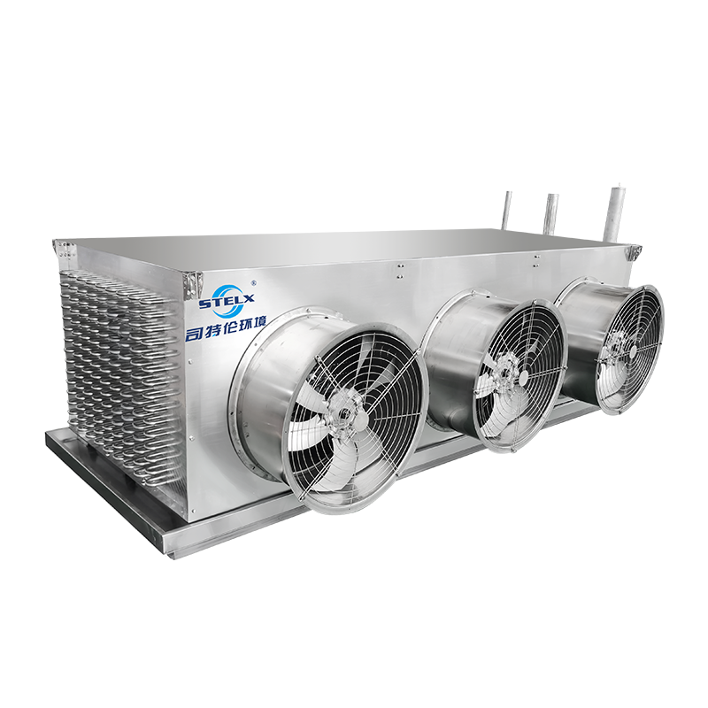 &Eacute;vaporateur de cong&eacute;lateur de tunnel d'ailerons bleus d'ammoniac d'efficacit&eacute; de syst&egrave;me plus &eacute;lev&eacute;e pour l'industrie alimentaire