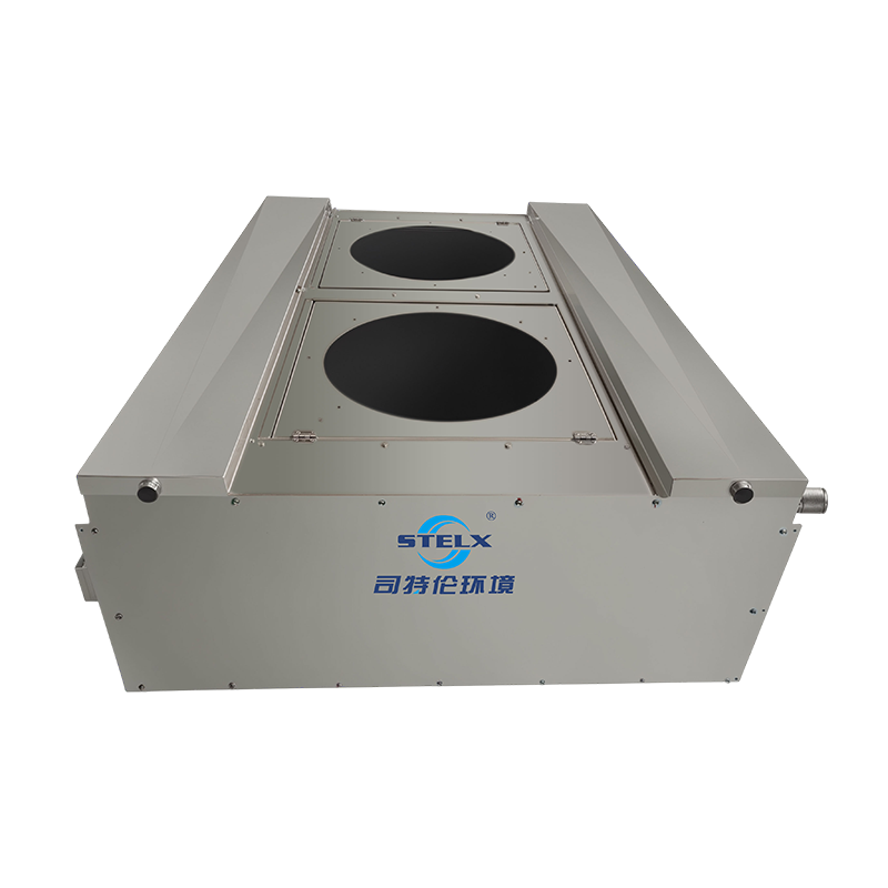 L'EC industrielle commerciale fane double &eacute;vaporateur de refroidisseur d'air de d&eacute;charge pour l'usine de transformation des produits alimentaires