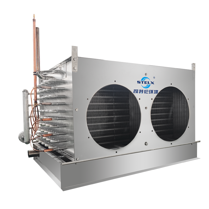 &Eacute;vaporateur de cong&eacute;lateur de tunnel d'ailerons bleus d'ammoniac d'efficacit&eacute; de syst&egrave;me plus &eacute;lev&eacute;e pour l'industrie alimentaire
